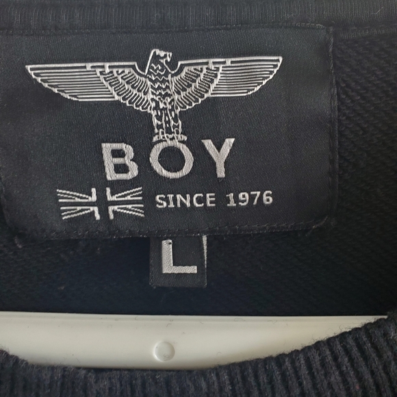 BOY London Black Logo Sweatshirt Men L - Picture 6 of 10